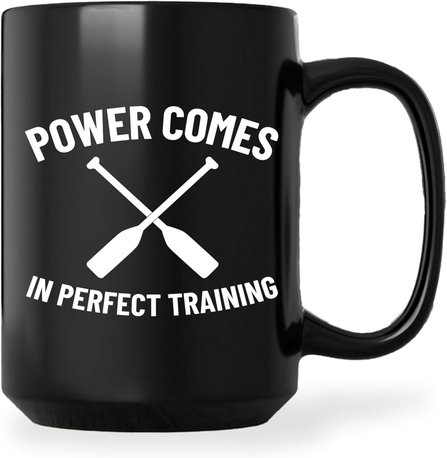 Rowing Coffee Mug 15oz Black -timing – For Rower Rowing Gifts