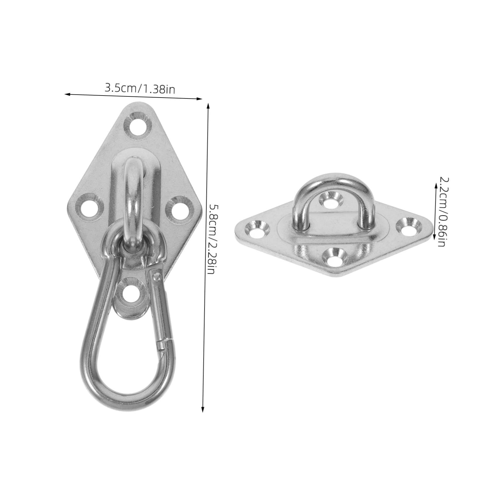 balacoo Hammock Hanger Hardware Kit Swing Mounting Accessories Swing Hangers Heavy Duty Ceiling Hooks