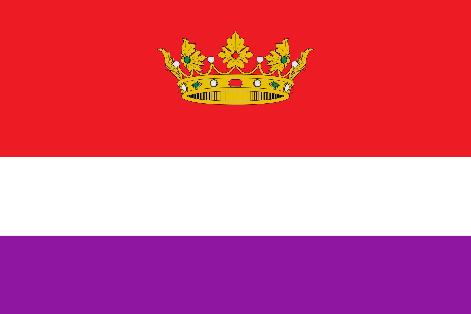 Drapeau Aldea Real grand format 2 3 idéal pour célébrations de village et mairies