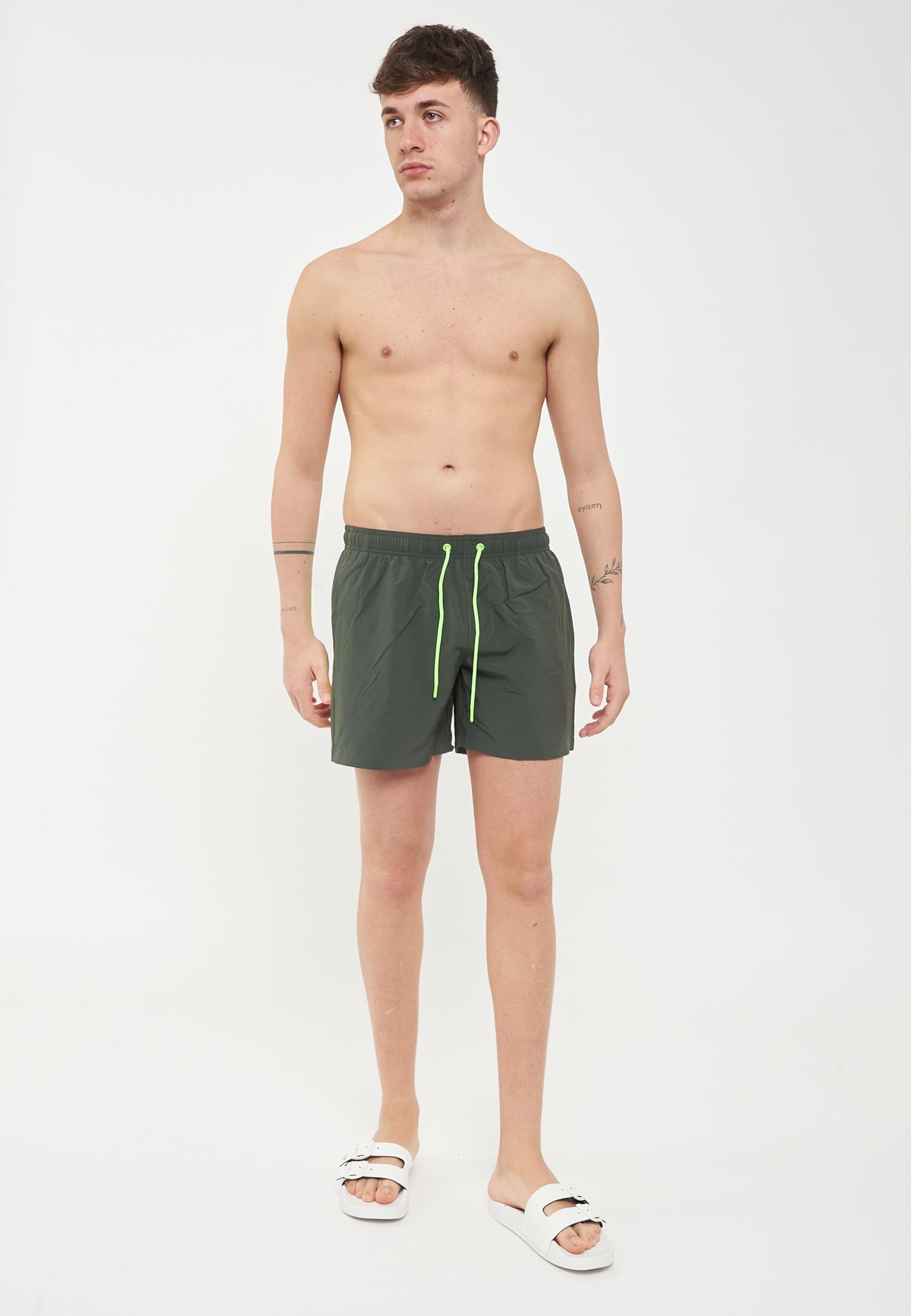 Sundek Costume da Bagno Corto Vita Elasticata Strech con Tasca