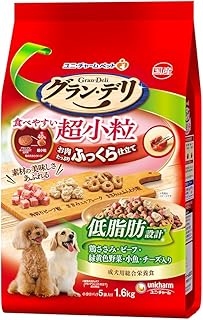 グランデリ ドッグフード ソフト ふっくら仕立て 低脂肪 食べやすい超小粒 1.6kg 国産