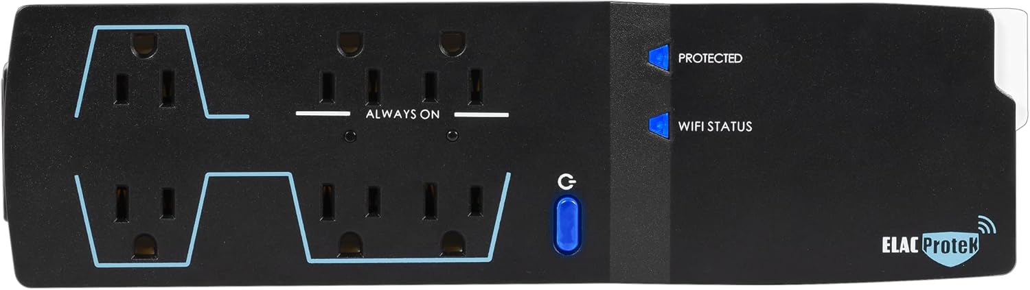 Elac PB-62W - Protek 6 Outlet Smart Surge Protector