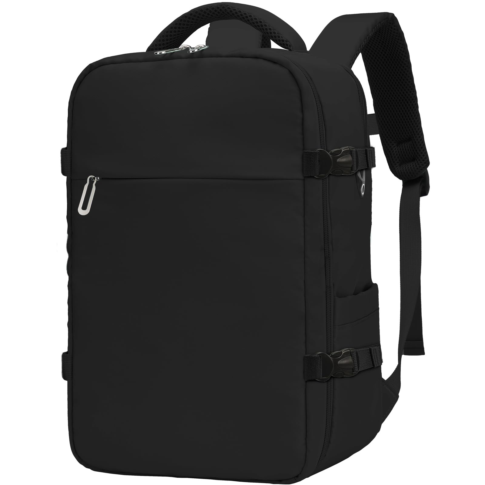 für Ryanair Handgepäck 55x40x20,Rucksack Handgepäck,Reiserucksack Handgepäck Flugzeug,44L,mit 17.3" Laptopfach und Diebstahlschutztasche,Unisex,Schwarz