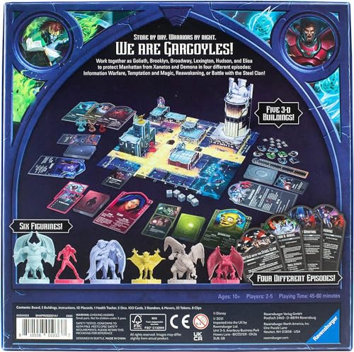 Ravensburger Disney Gargoyles – immersive Familienstrategie-Brettspiele für Kinder und Erwachsene ab 10 Jahren, 2-5 Spieler – Bild 3