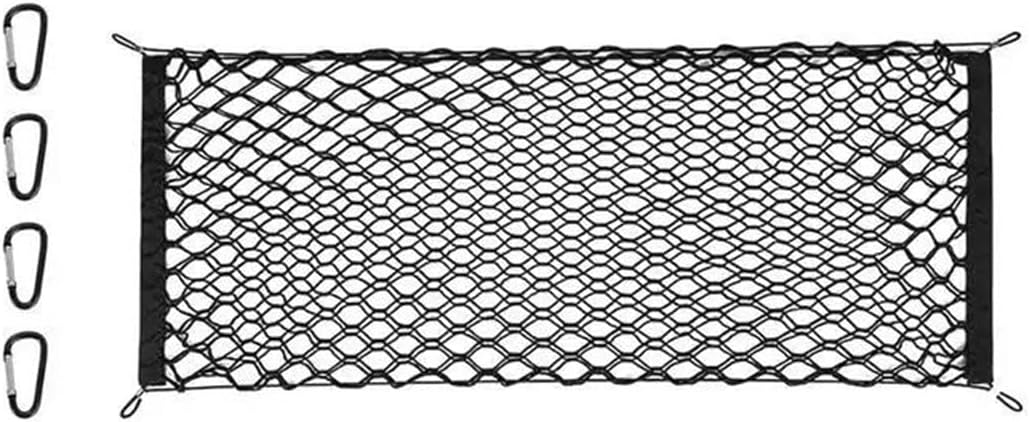 Car Nets Trunk Cargo Net Flexible Polyester Trunk Net Hook Fixed Universal Car Interior Accessories Multifunctional Roof Storage (02)