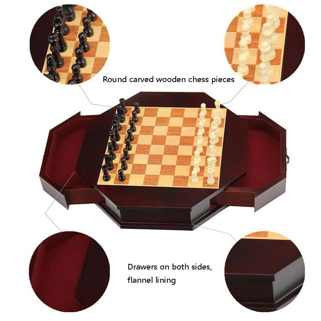 Juego de Ajedrez obsequio 32 Unids/Set Mesa de Madera Ajedrez Juegos de ajedrez Chinos Chessman Navidad Cumpleaños Premium Regalos Entretenimiento Juego de Mesa