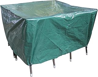 Laxllent Schutzhülle für Tisch Hülle Gartenmöbel Abdeckung,Wasserdicht Atmungsaktiv Abdeckhaube für Stühle Sofa,135x135x70...