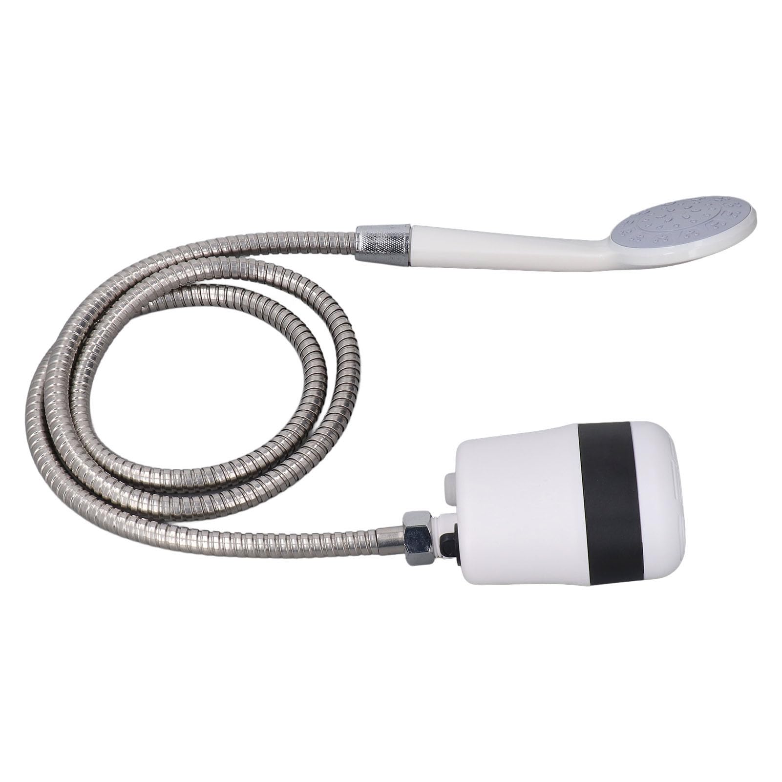 Doccia da campeggio portatile compatta ricaricabile, ricaricabile tramite USB, 2200 mAh, per viaggi, escursionismo