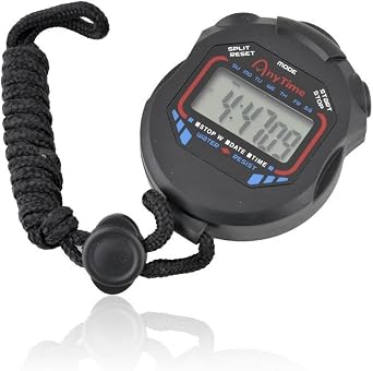 CRONOMETRO DIGITALE CHRONOMETER CORSA SPORT PALESTRA OROLOGIO RILEVA TEMPO  TEMPI : Amazon.it: Sport e tempo libero