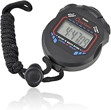 Kingsley Digital Sports Stopwatch for Running and Gym, Black, Sport