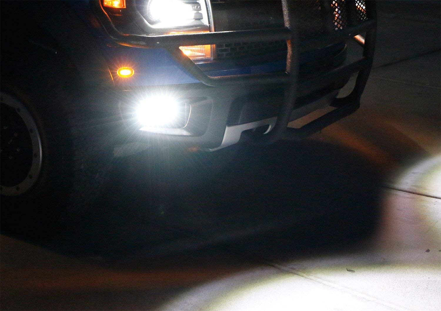 iJDMTOY Dual LED Fog/Driving Light Kit Compatible With 20102014 Ford