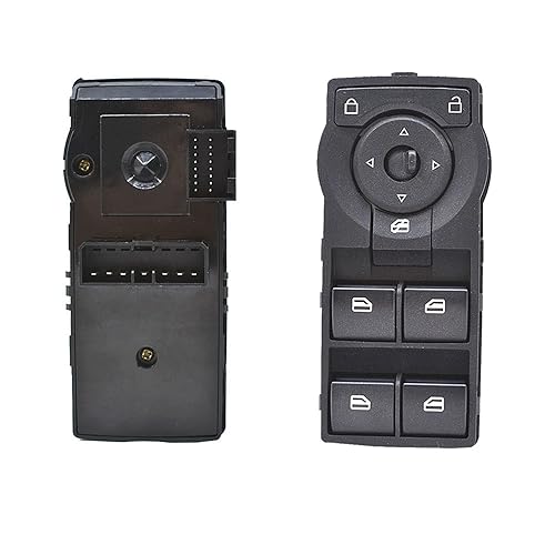 Miniatura 2 de Silscvtt Black Master - Interruptor de ventana eléctrica de repuesto para G8 GT GXP 4D Sedan 2008-2009 92247215 92225343