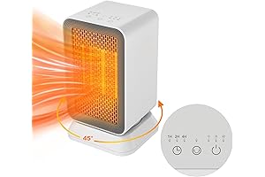 AIDENOEY Space Heater with 3 Modes, 1000W Energy Efficient Quiet Mini Heater