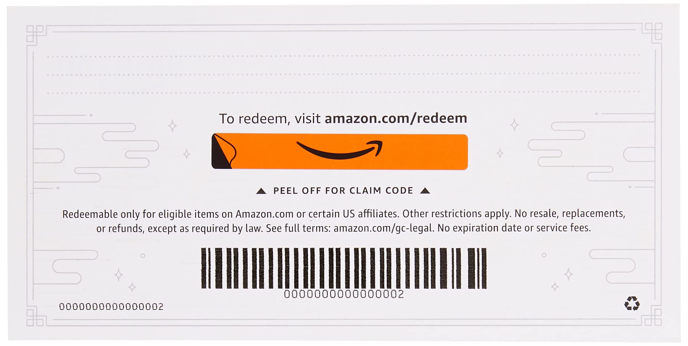 Amazon.com: Amazon.com Gift Card For Any Amount In A Lunar New Year Rabbit  Paper Certificate : Gift Cards