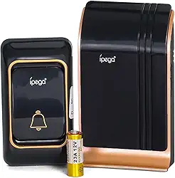 Campainha Residencial Sem Fio Wireless Com Bateria 150m Prime a Prova d'agua 38 Toques