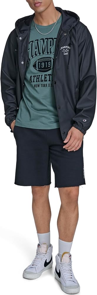 CHAMPION / チャンピオン RUBBERIZED RAIN HOODY Amazon.com: Champion Men's Rubberized Rain Hoody Jacket, Black