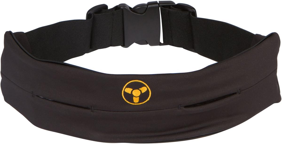 Fitness Belt for Women & Men Running Belt (Black, One Size fits Most)