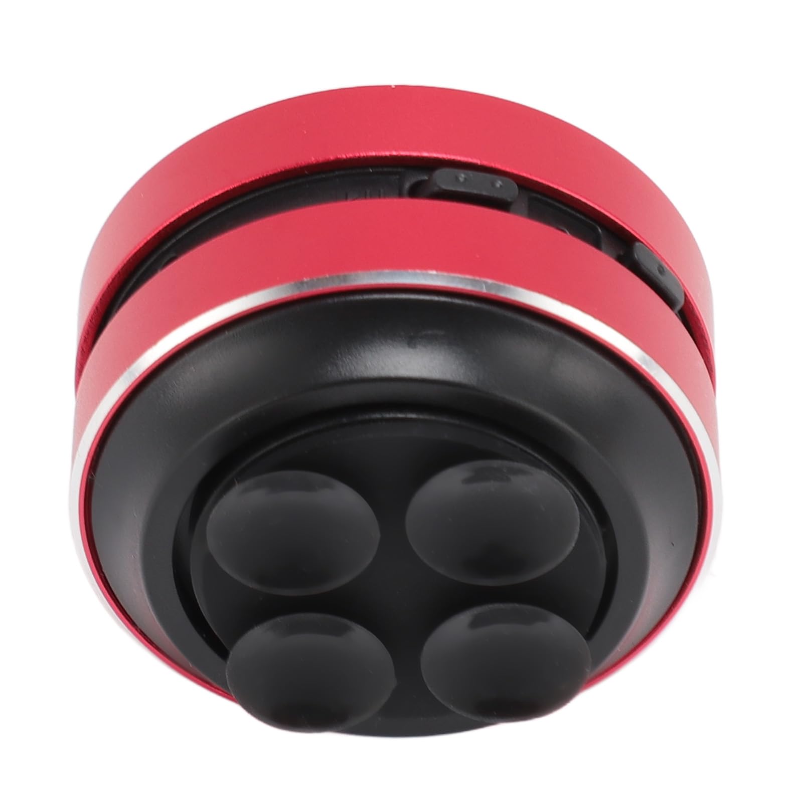 Wakects -Knochenleitungslautsprecher, tragbarer Kabelloser Lautsprecher mit Stereo-Bass-Sound, Integriertem Mikrofon und FM-Radio für Reisen zu Hause Im Freien (Rot)