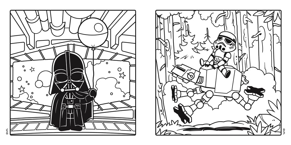 Star Wars: A Cute and Cosy Colouring Book