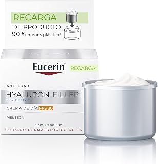 Eucerin Hyaluron Filler, Anti-wrinkle Day Cream with SPF30, Hyaluronic Acid, for Normal and Combination Skin, 50 ml