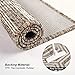 Indoor Doormat Front Door Mat Non Slip Rubber Backing Absorbent Mud and Snow Magic Inside Dirts Trapper Mats Low-Profile Entrance Rug Machine Washable - 20