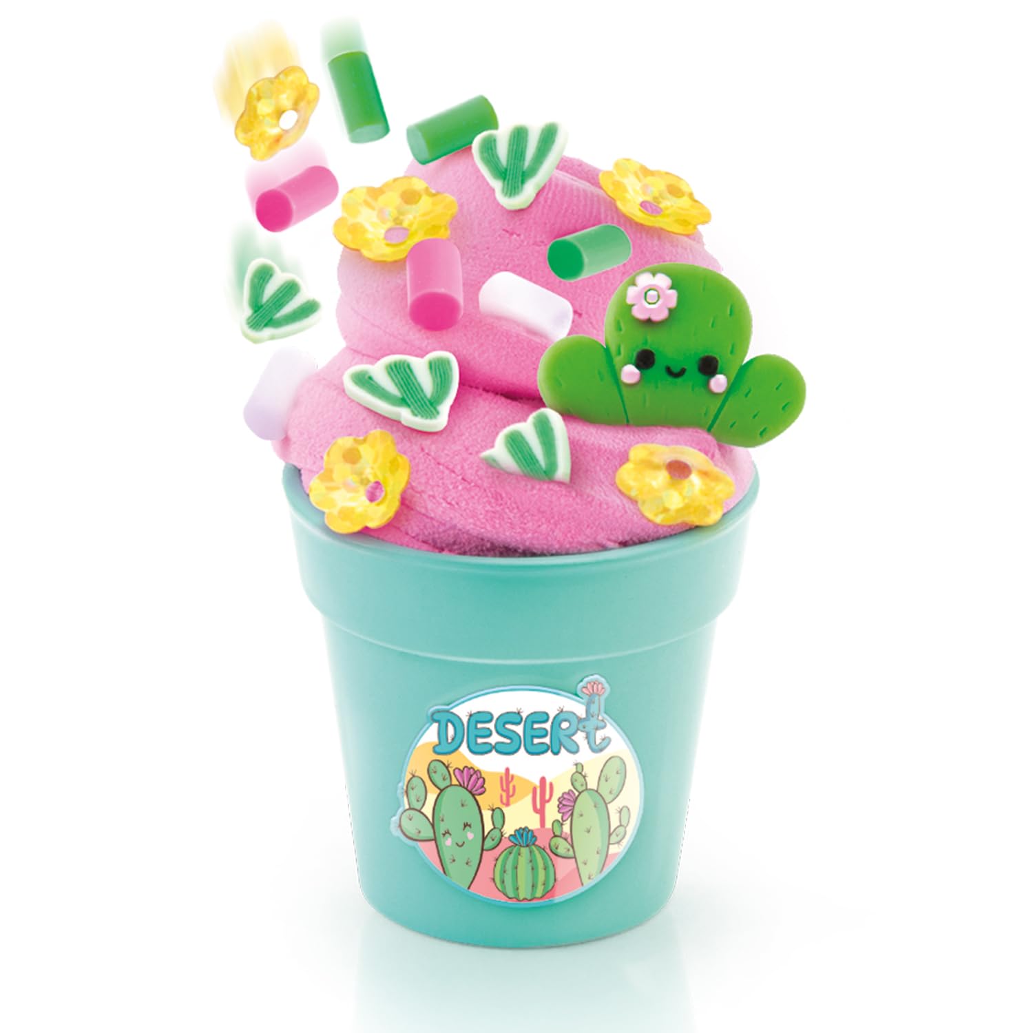 Canal Toys - So Slime - Slime Flower Mini Giardino - Crea il tuo universo floreale con le tue creazioni colorate e profumate - Idea regalo per bambini 6 anni+ - Tempo libero creativo immaginazione