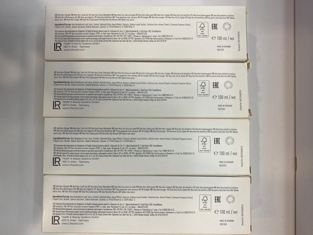 LR Aloe Vera Zahnpasta - 4er Set