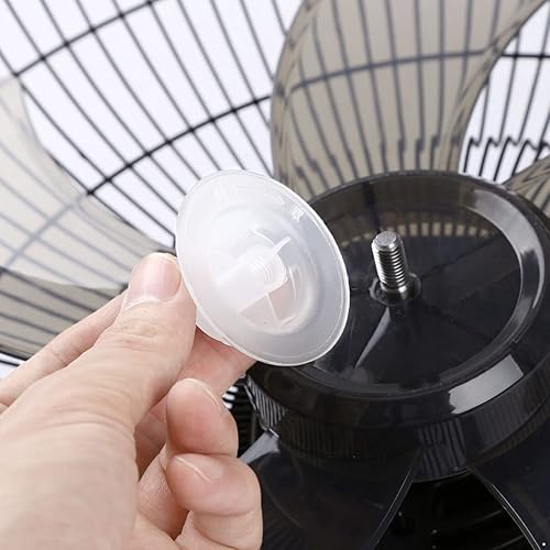 Miniatura 4 de YiZYiF Ventilador universal de plástico de 5 hojas, para el hogar, pedestal, pieza de repuesto, accesorios generales, color negro, 16 pulgadas
