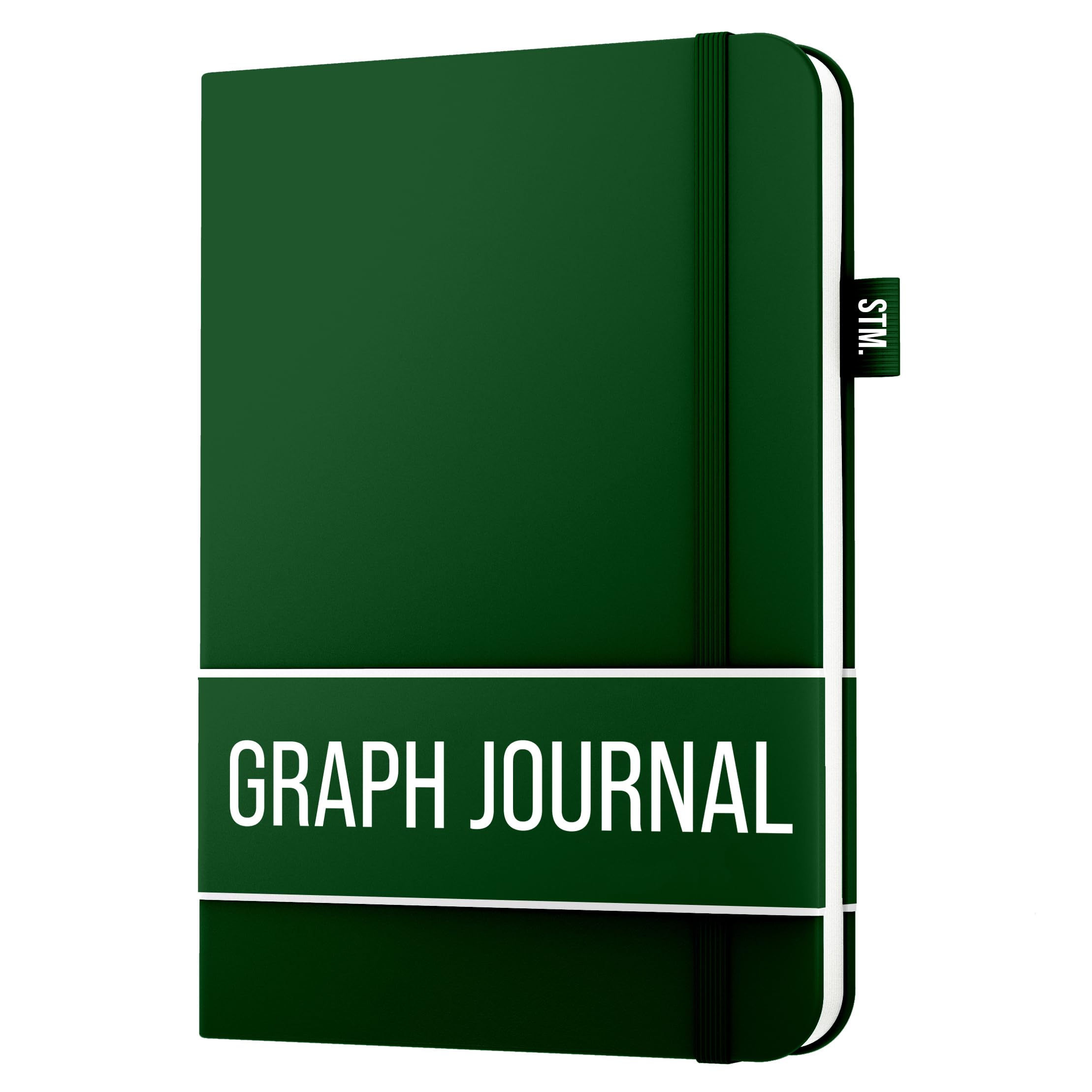 Graph paper Notebook for writing | 150 pages A5 Squared notebook, 120gsm Thick Paper with Sticky Notes, pen holder, band, (V) leather hard cover| Scribbles That Matter graph notebook, 5.75x8.2 inches