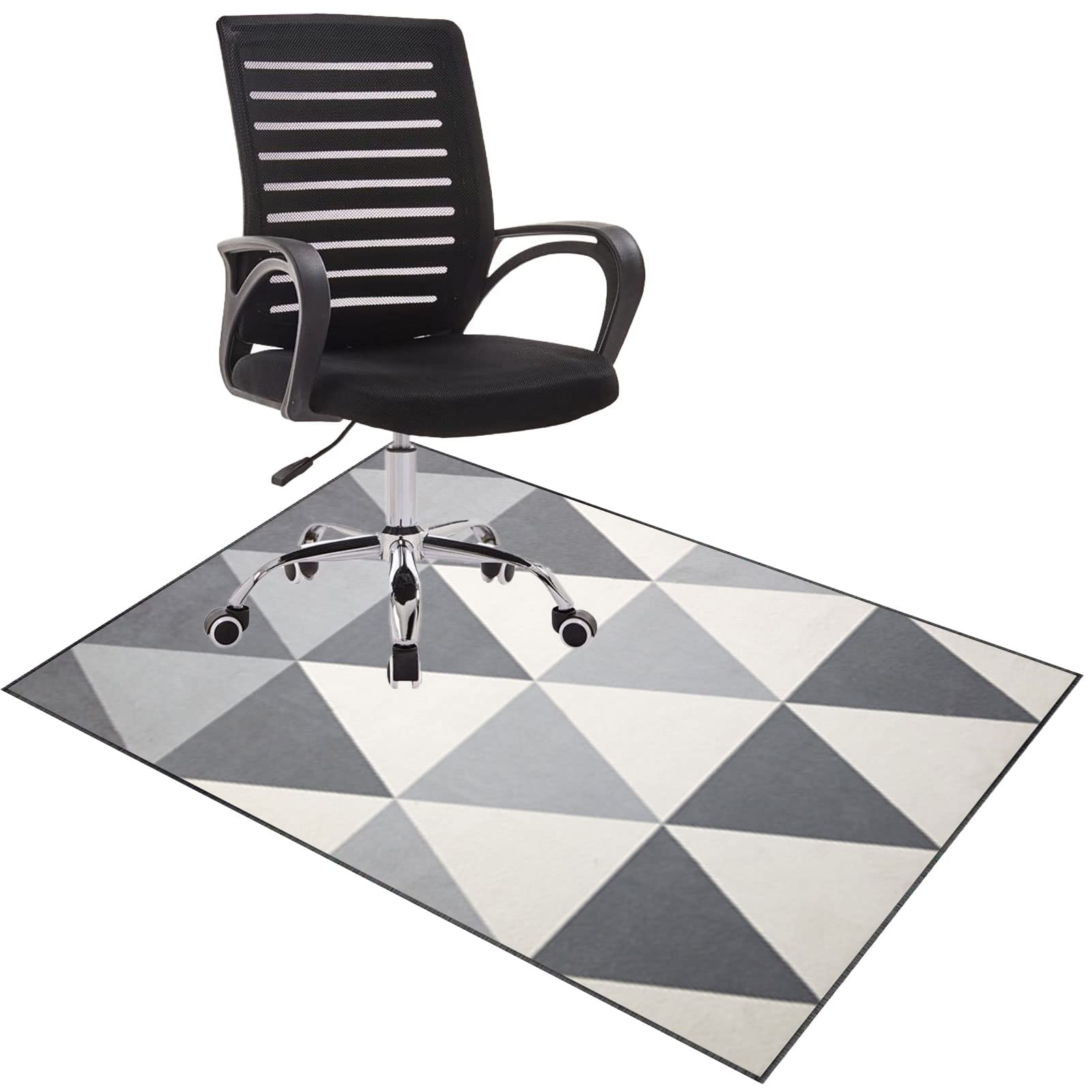 EYZO Office Chair Mat - Protector for Hardwood & Carpeted Floors - Anti-skidding - 70 x 100 cm