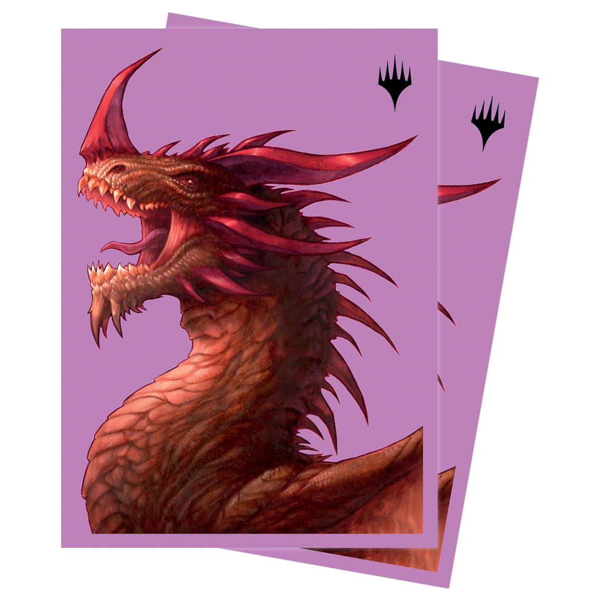 Ultra PRO - MTG Commander Masters - Fundas para tarjetas de tamaño estándar de 100 unidades, diseño de Ur-Dragon, acabado mate con tecnología ChromaFusion, protege la magia: las tarjetas de reunión,