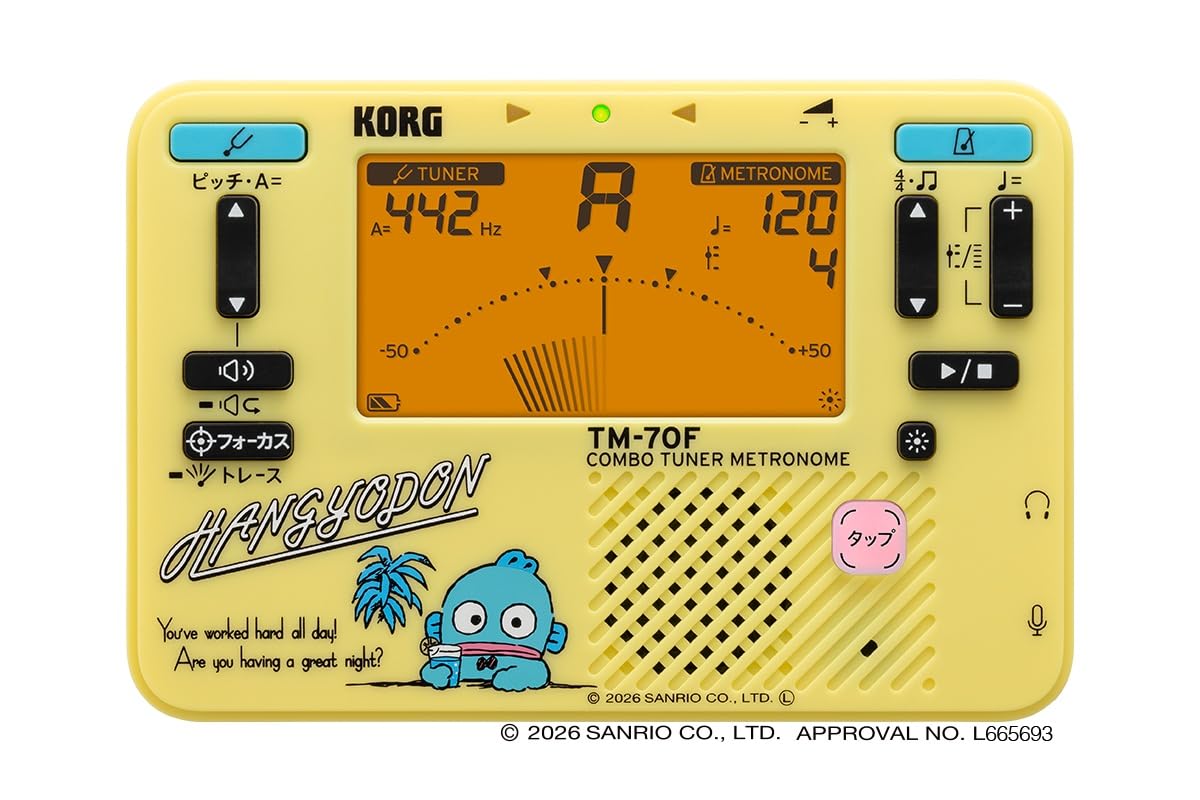 Amazon | KORG(コルグ) チューナー メトロノーム TM-70C ハンギョドン