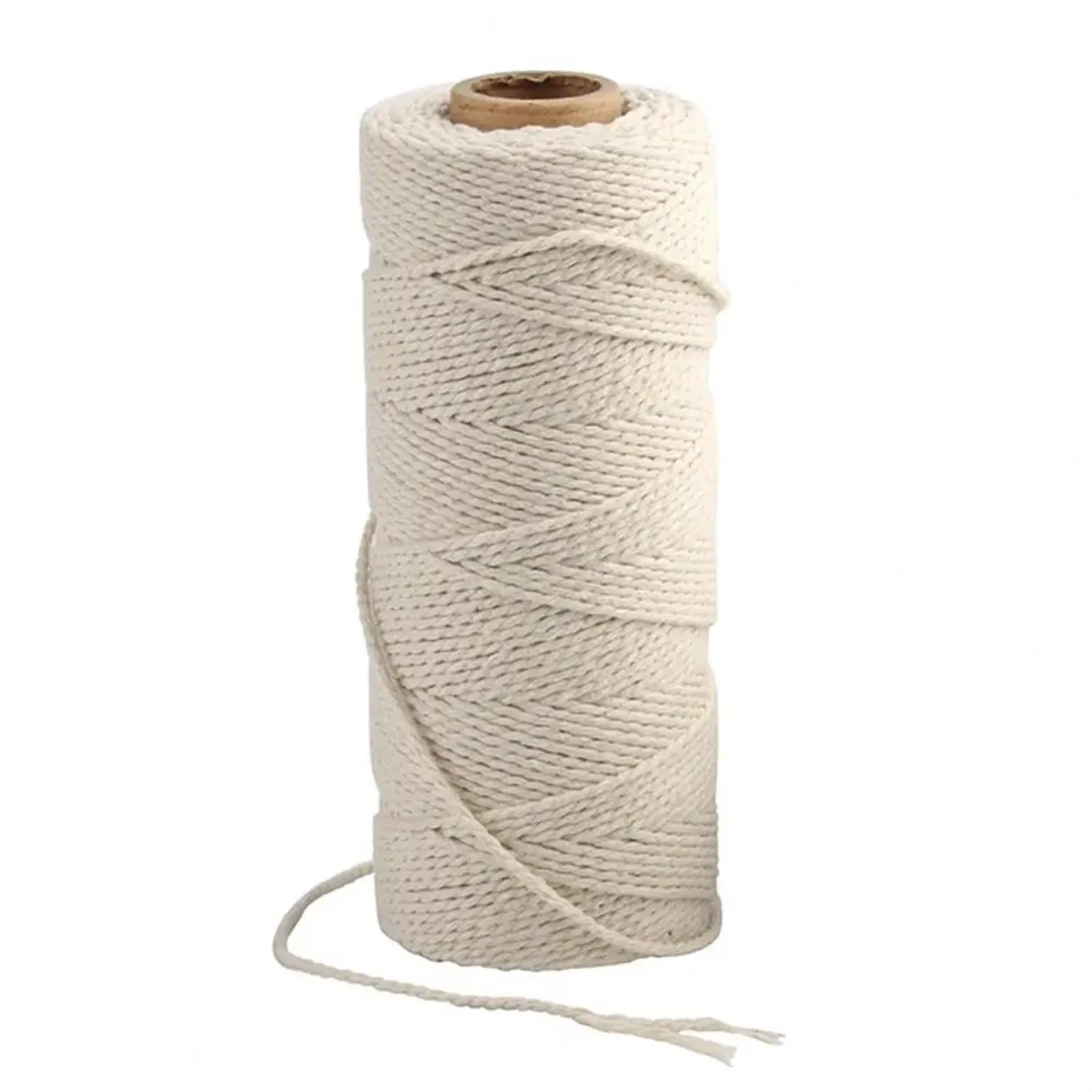 Spago da giardino 1 rotolo di spago con cinturino artigianale che fa filo di cotone fai da te materiale naturale legatura filo di cotone fai da te for giardinaggio (Color : 3mm)