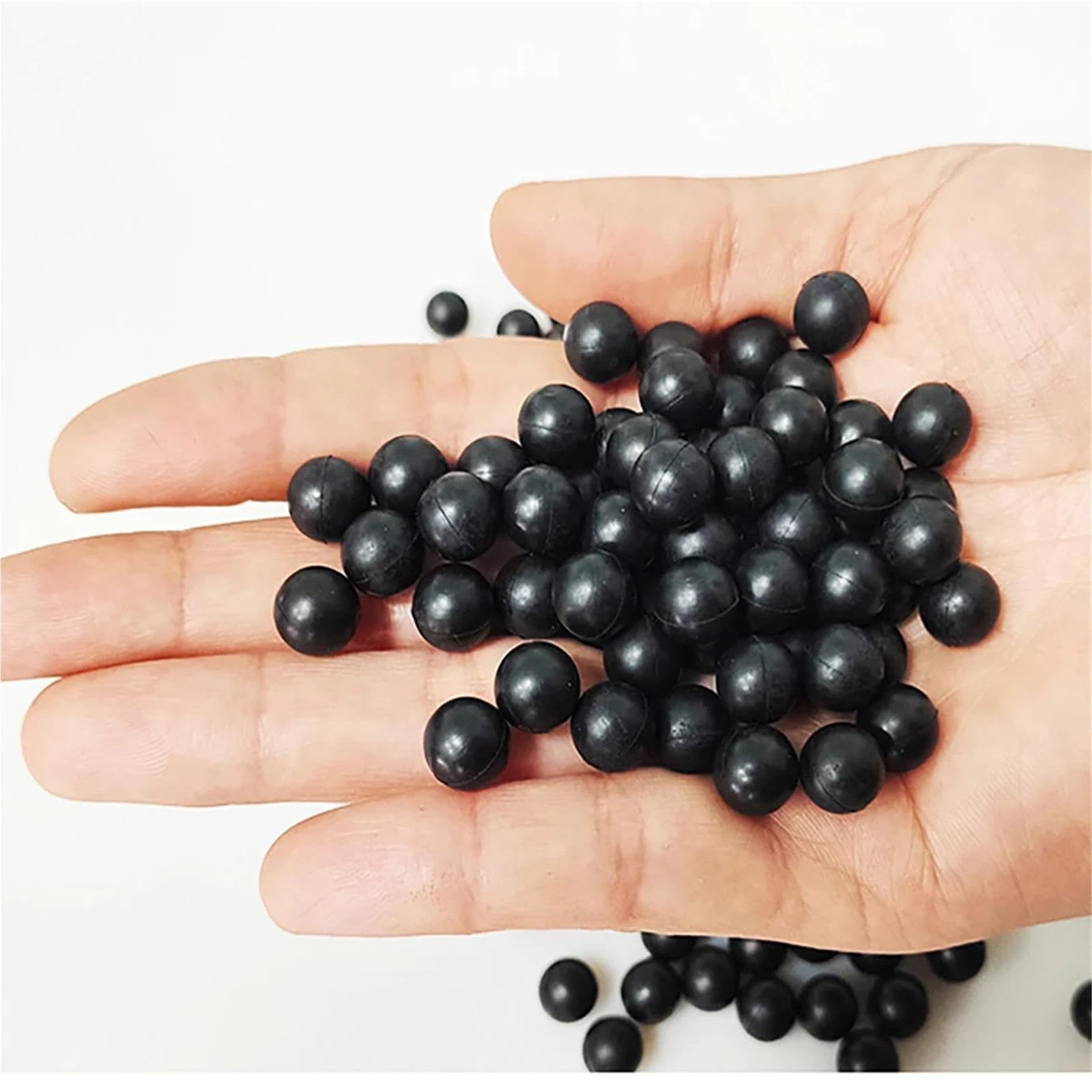 Schwarzer Vollgummiball for Industrie-DIY-Teile