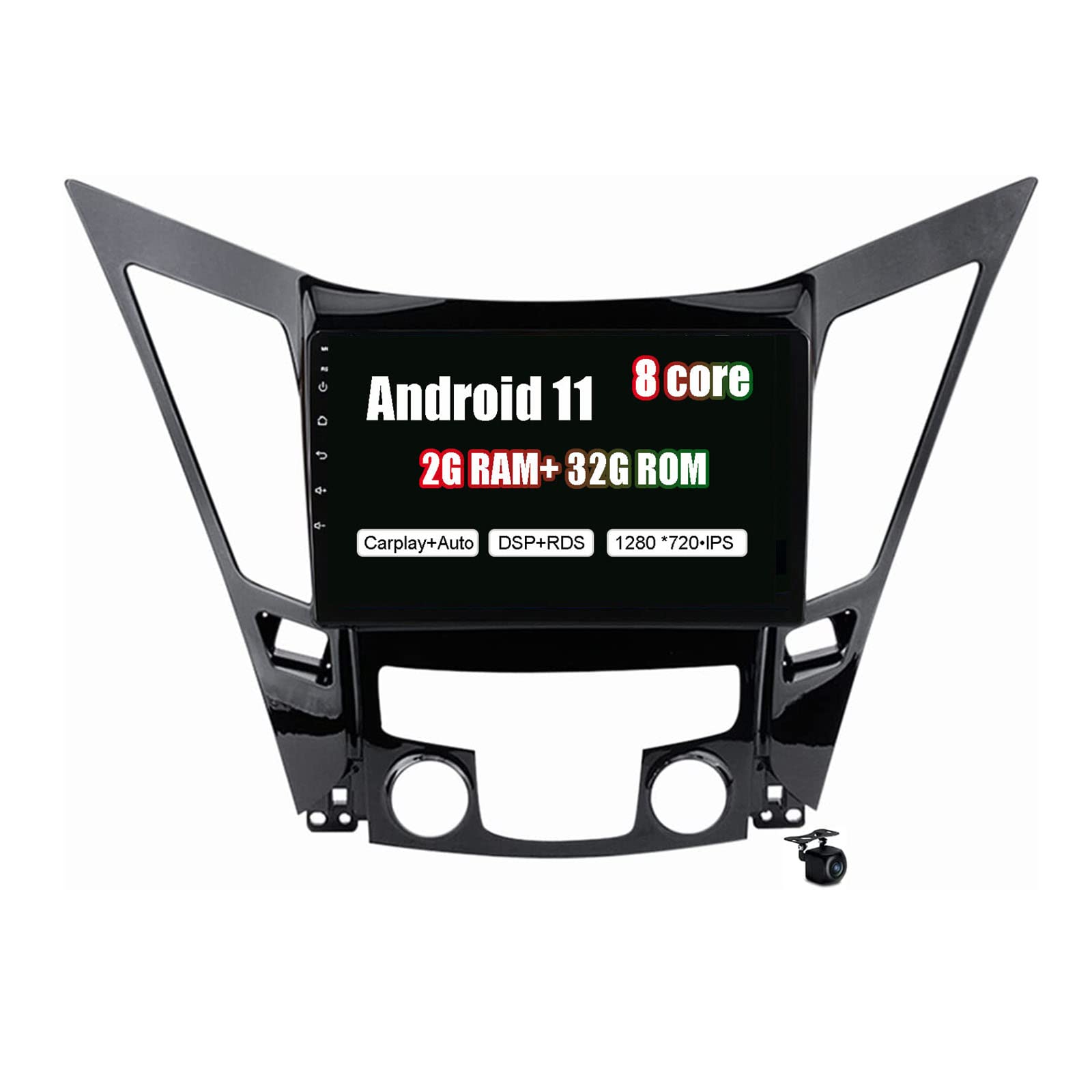 Autoradio Double Din Android 11.0 Grand Écran Multi Cœurs Sonata