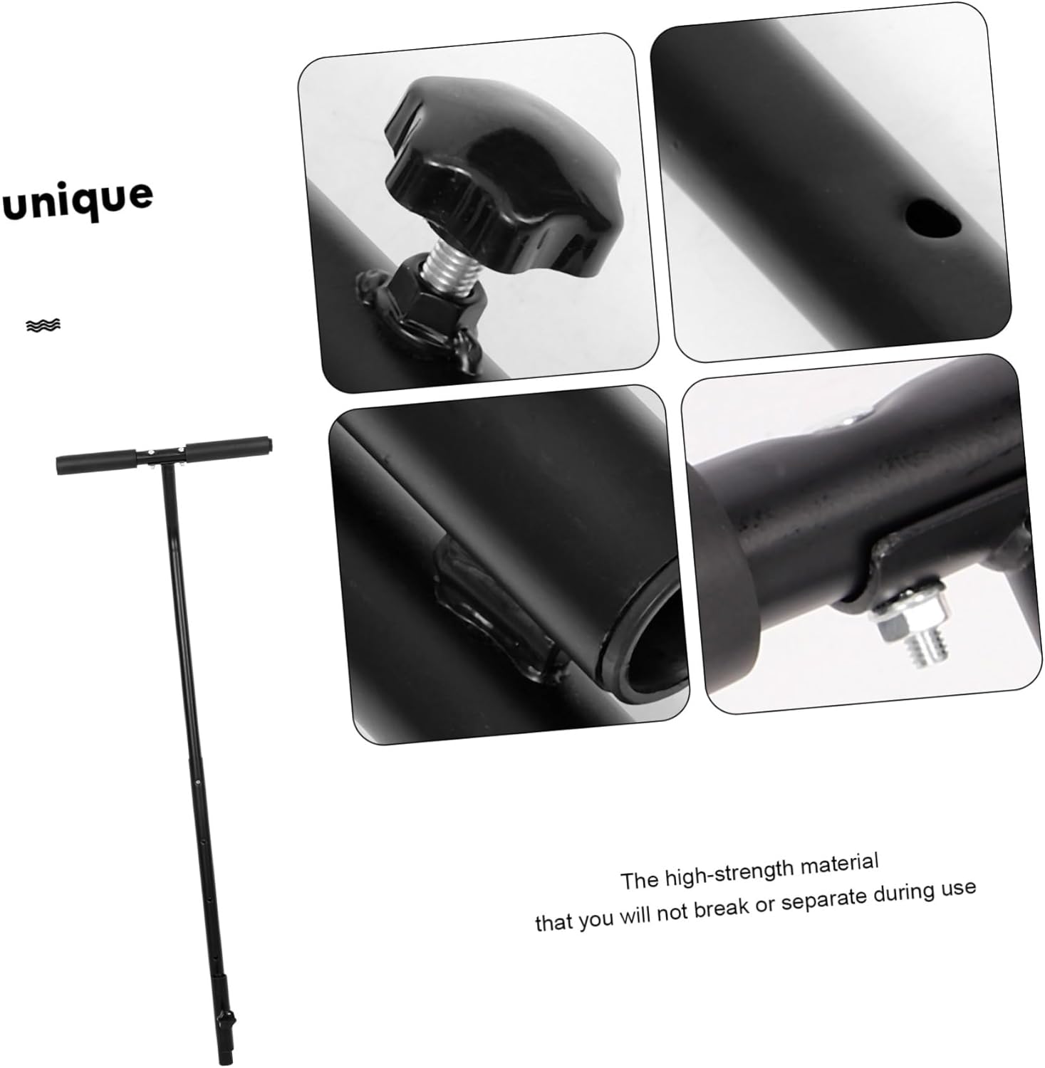 Mini Trampoline Replacement Handle Bar Durable Stainless Steel Single Handle for Boy Girl Adults Lightweight Fitness Accessory for Indoor and Outdoor Use