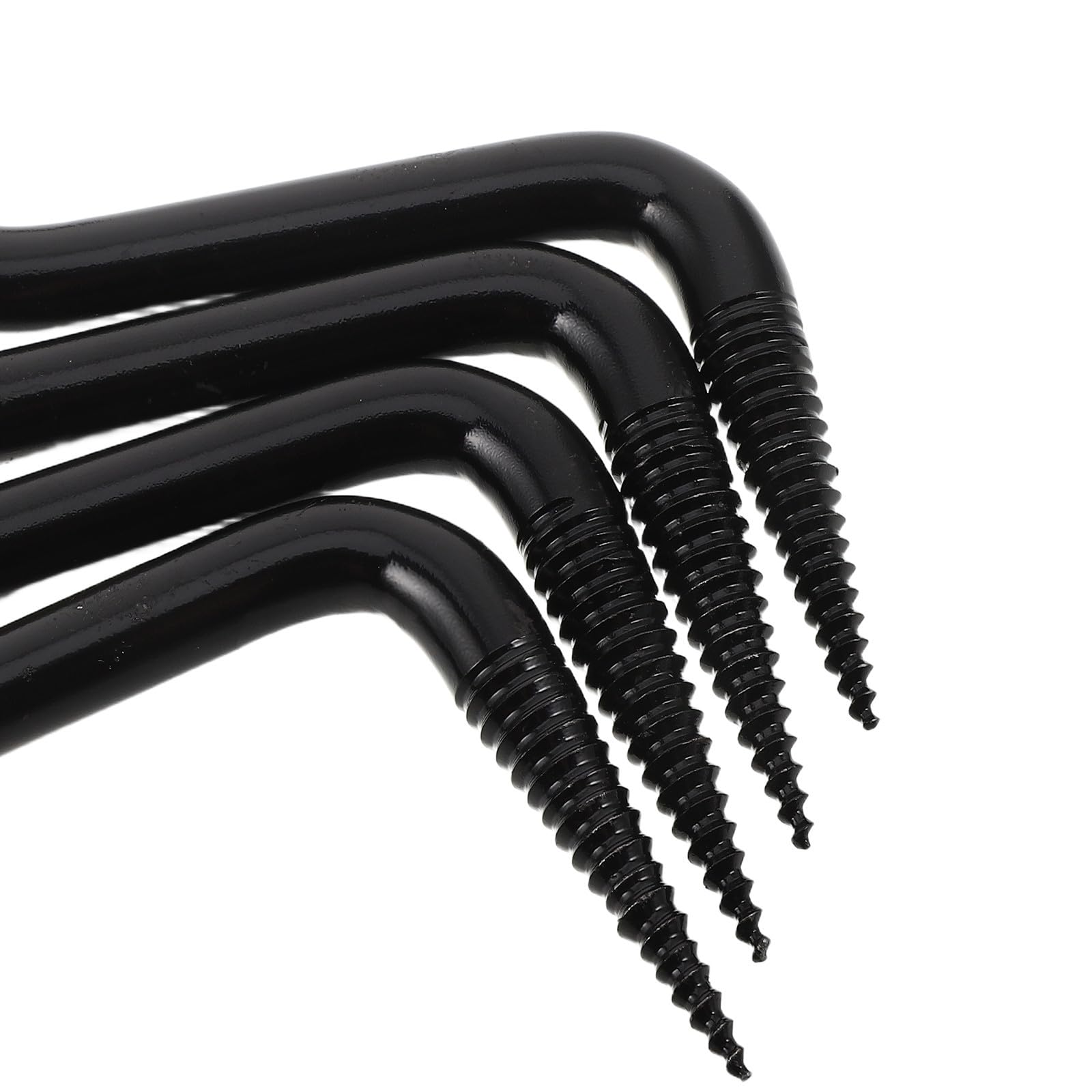 4 Piezas Escalera para Árbol de Acero Negro con Patrón Antideslizante Resistente para Caza y Poda, Adecuado para Madera Blanda y Uso Profesional en Exteriores