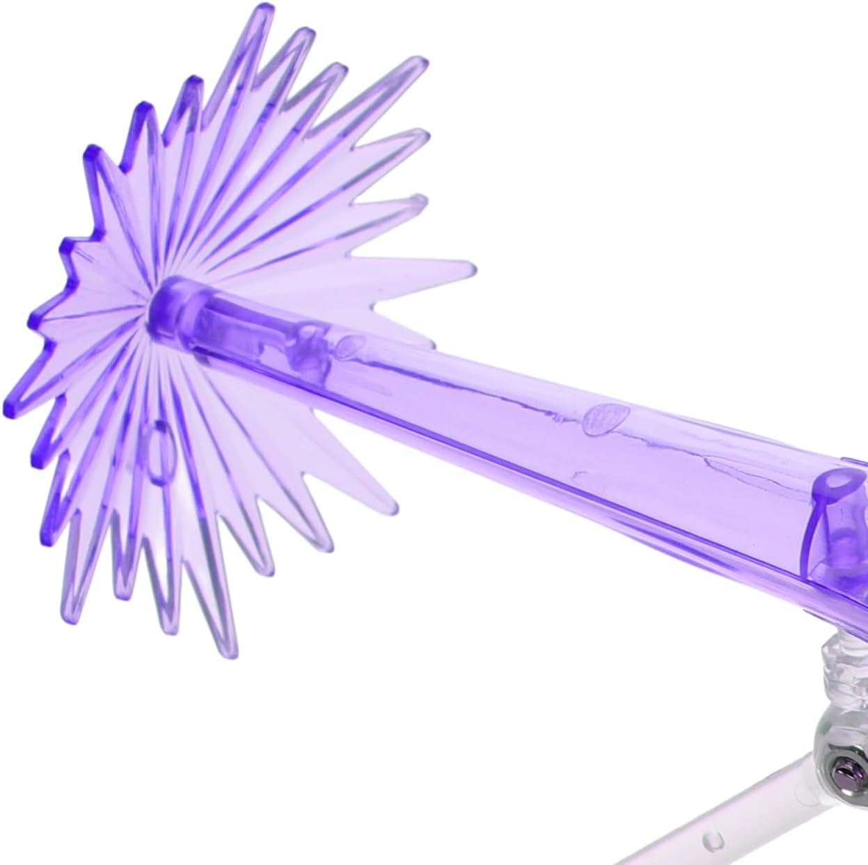 2pcs Doll Display Stand Figure Stands Action Figure Display Base Action Effects Monitor for Collectibles Purple Plastic