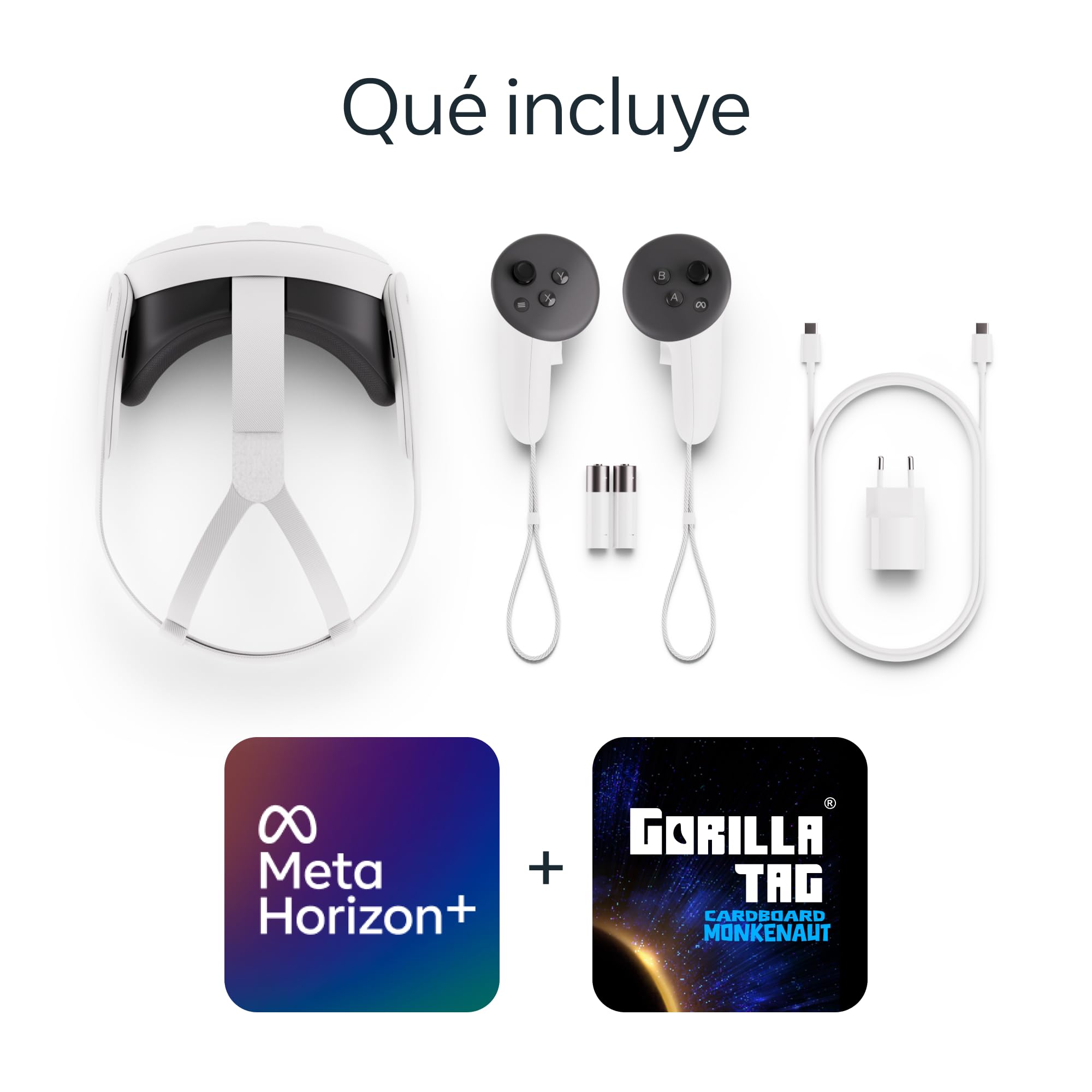 Meta Quest 3 512 GB | Gafas de realidad virtual sin cables — Pack Cardboard Monkenaut — Exclusivo de Amazon
