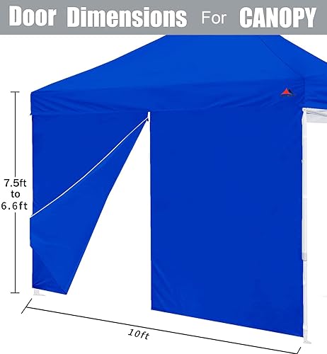 Miniatura 2 de SCOCANOPY SideWall - Marco para toldo de 10 x 10 pulgadas, paquete de 4 unidades, color blanco