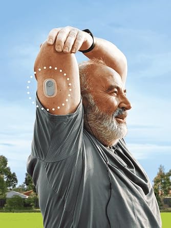 CareSens Air CGM - continuous glucose monitoring system - 15 day use. Slim, light, accurate and easy to use, all in one device.