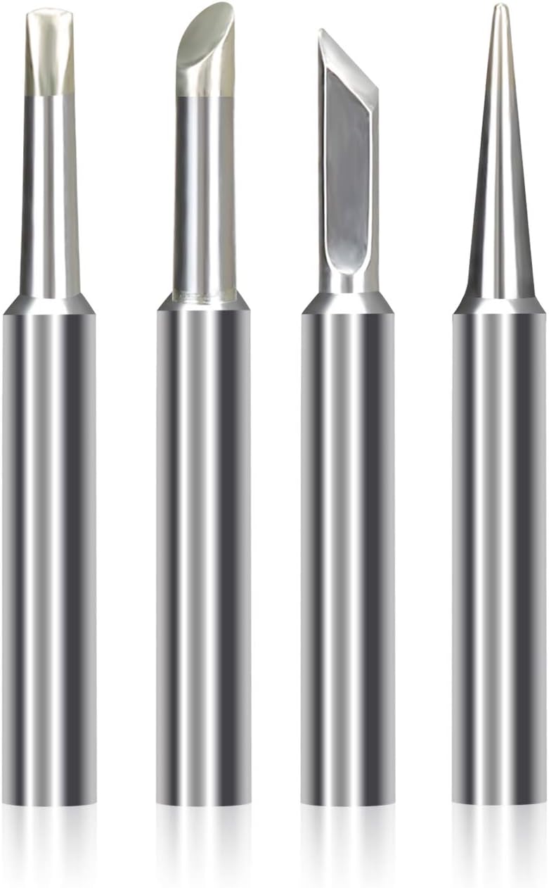 Solder Tips for Weller ST Series Replacement OD 1/4" (6.3mm), ST7 Soldering iron tip For WELLER WLC100 WP25 WP30 WP35/SP40L,SP40N (4PCS)