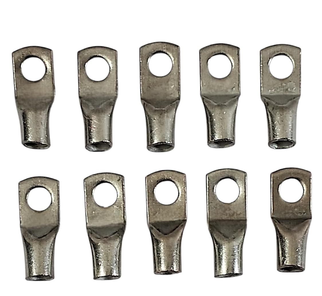 35 SQ. MM COPPER THIMBLES # WIRE CONNECTOR # LUGS # WIRE JOINTER - HOLE SIZE 8.2 MM (PACK OF 10)-image-46