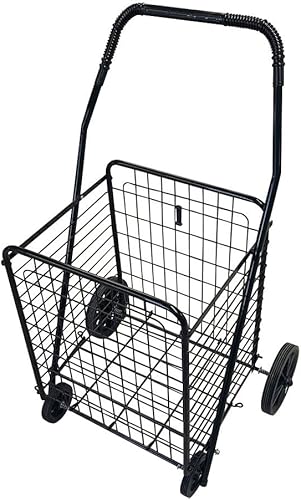 Miniatura 2 de DBM IMPORTS Cesta de la compra plegable para la colada, cesta mediana de 21 pulgadas de largo x 17.5 pulgadas de ancho x 35.5 pulgadas de alto.