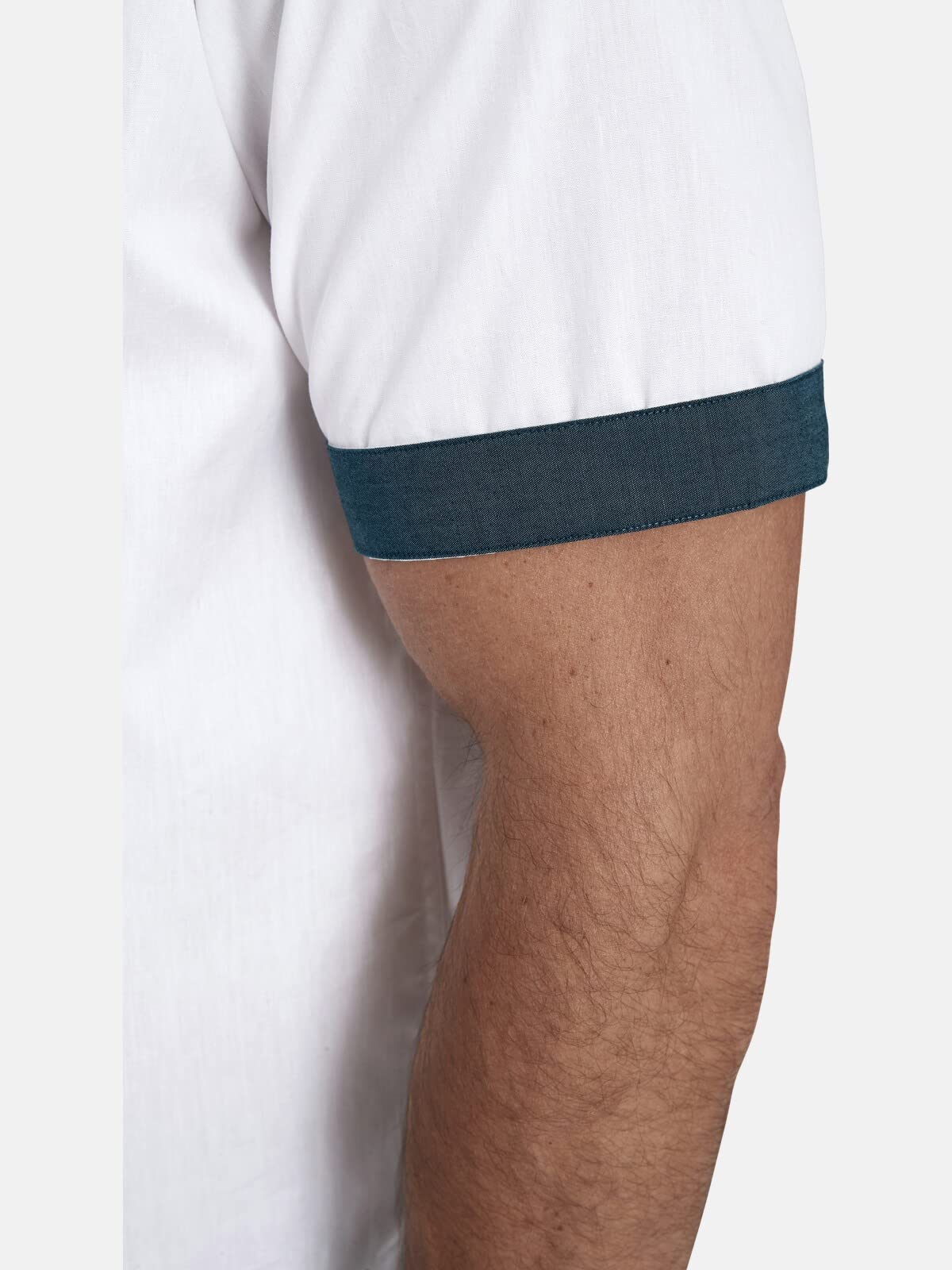 JAN VANDERSTORM Herren Doppelpack Hemd EVIN | 2er-Pack Kurzarmhemd | 100% Baumwolle | große Größen von L-7XL