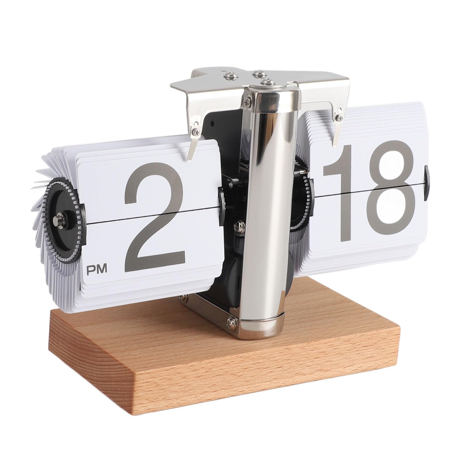 KIMISS Retro Flip Down Clock - Minimalistische 24-uurs