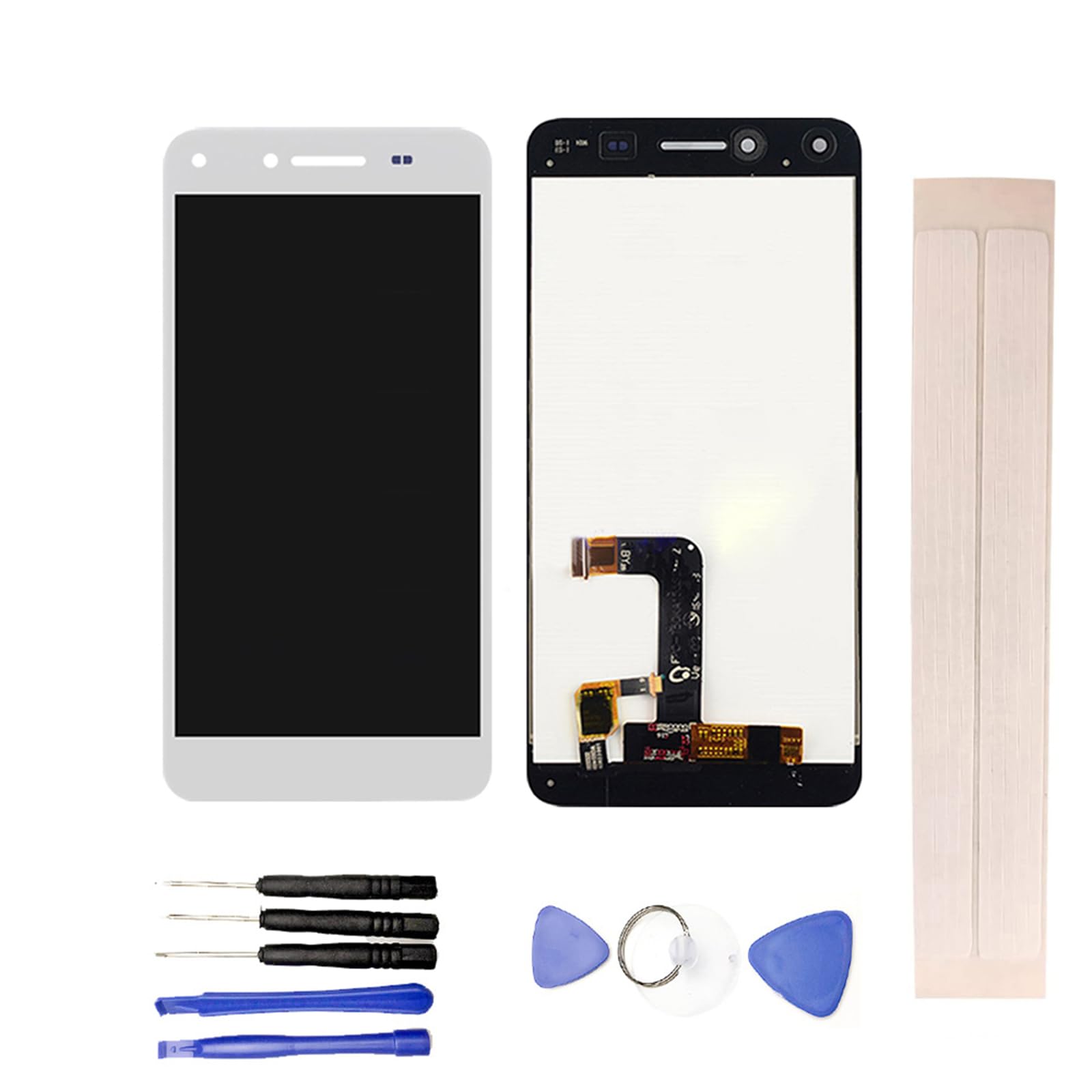 Écran Tactile + Cadre De Remplacement Pour Huawei Ascend Y6 2 Compact - Blanc - Neuf En Boîte
