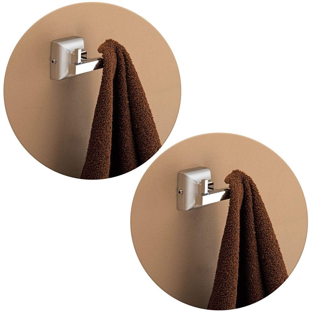 Plantex 304 Grade Stainless Steel Robe Hook/Cloth-Towel Hanger/Door Hanger-Hook/Bathroom Accessories - Pack of 2, Squaro (Chrome) (B088N9QJS6) Amazon Price History, Amazon Price Tracker
