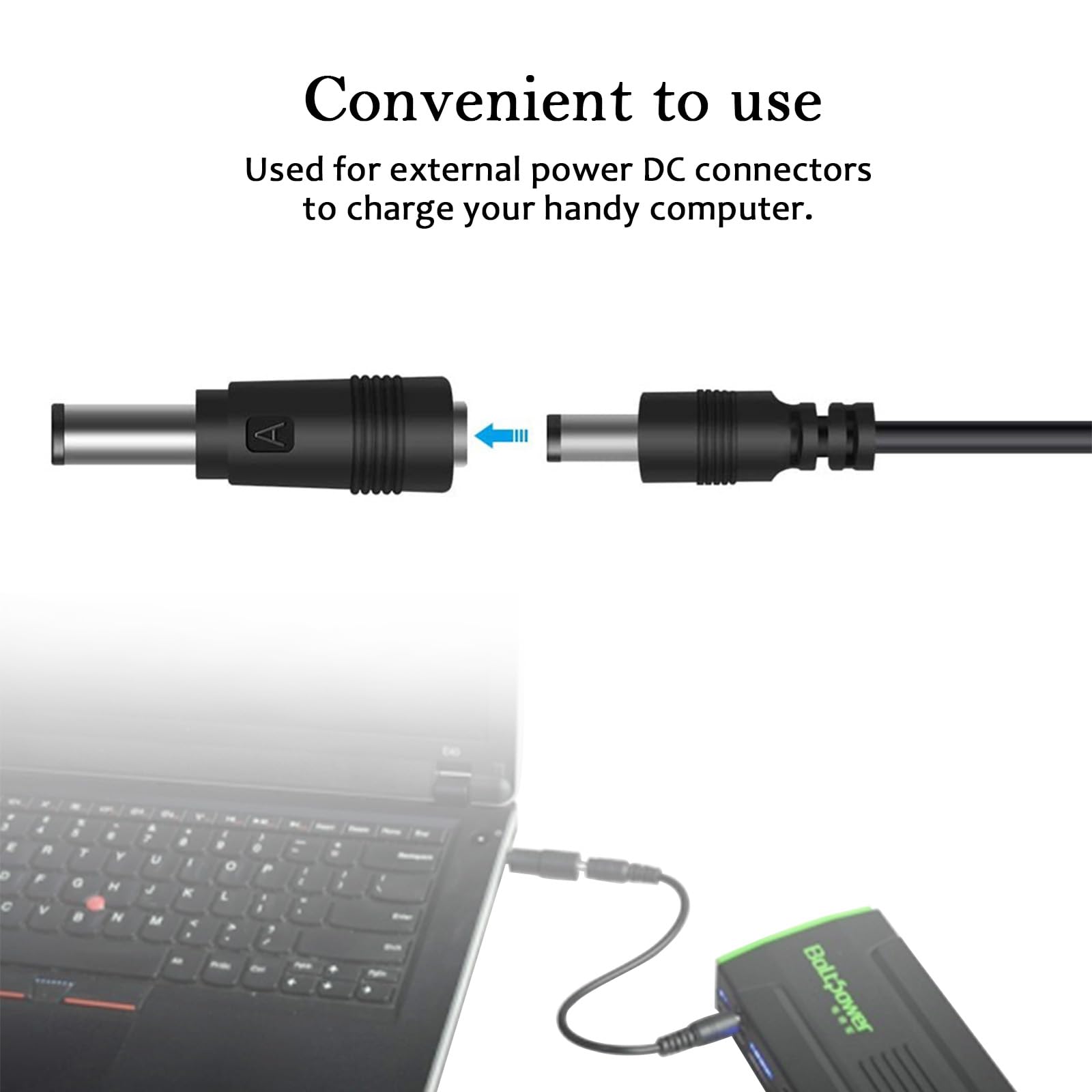 10pcs DC Connector Jack Power Socket Universal DC Barrel Jack Adapter Compatible for Lenovo, Dell, HP, Asus, Acer, Toshiba, Sony Laptop Charger Power Supply Plug (5.5 x 2.1mm)