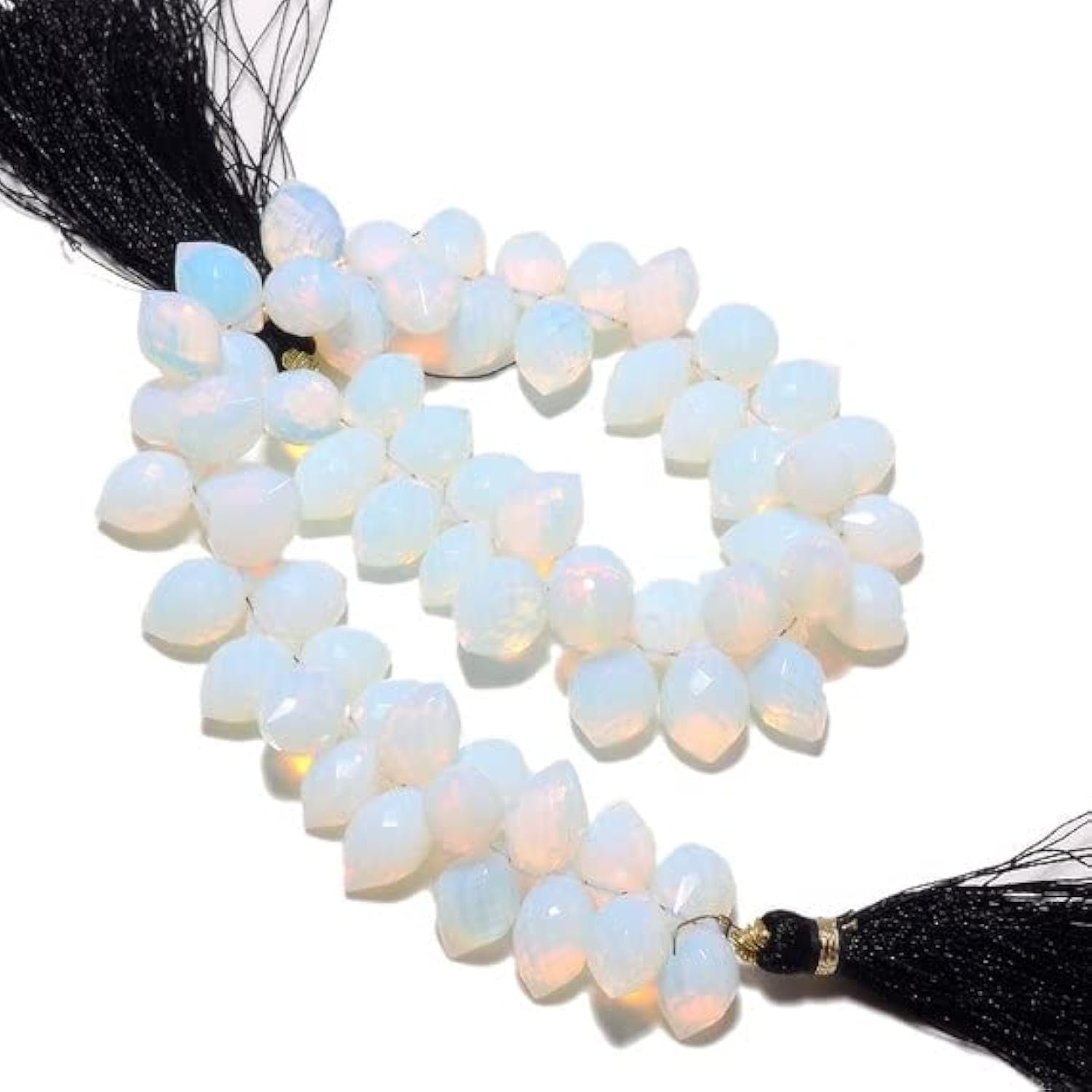 Opal Briolettes facettées pour illuminer vos tenues d'été avec élégance